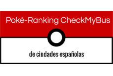 Poké-Ranking CheckMyBus de ciudades españolas
