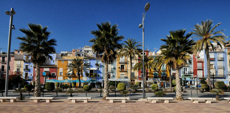 casas de colores en villajoyosa