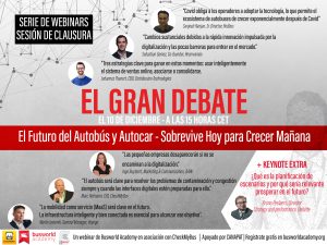gran debate transporte interurbano y autobuses